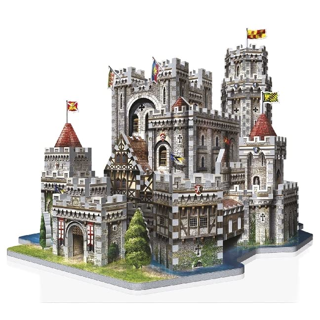 Wrebbit 3D Puzzle King Arthur's Camelot 3D Puzzle (865-Piece)