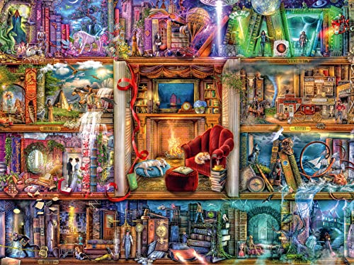 Ravensburger Aimee Stewart The Grand Library 1500 Piece Jigsaw Puzzle for Adults & Kids Age 12 Years Up