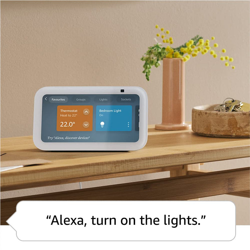 Echo Show 5 (3rd generation) | Cloud Blue + Sengled LED Smart Light Bulb (B22), Works with Alexa - Smart Home Starter Kit