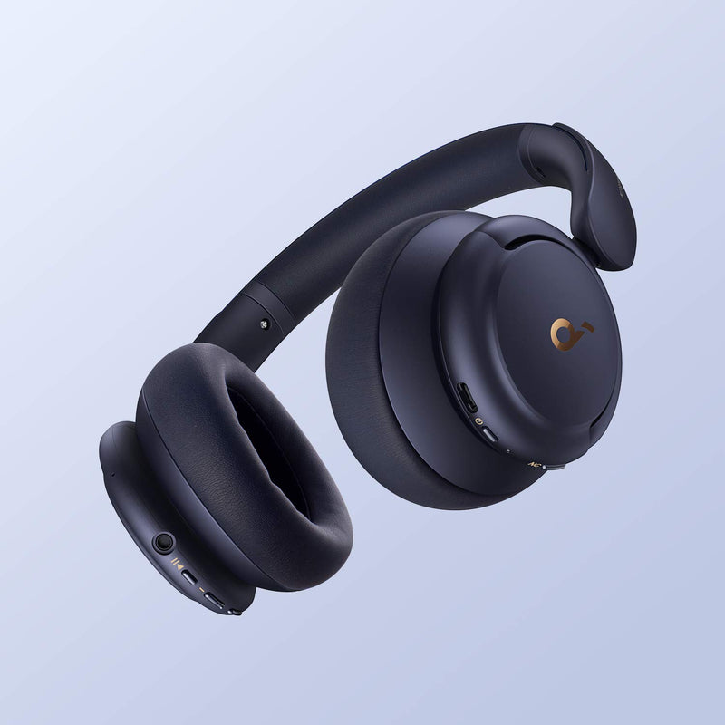 soundcore by Anker Q30 Hybrid Active Noise Cancelling Headphones with Multiple Modes, Hi-Res Sound, Custom EQ via App, 40H Playtime, Comfortable Fit, Bluetooth Headphones, Multipoint Connection