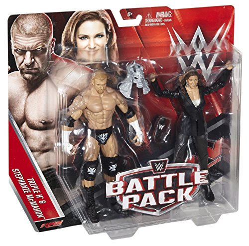 WWE Battle Pack Action Figures - Triple H and Stephanie