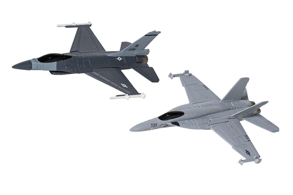 Corgi CS90684 US Strike Force Collection (F-18 and F-16) Show Case, Grey