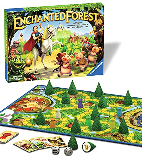 Ravensburger Enchanted Forest Classic Family Board Game for Kids Age 4 Years and Up - 2 to 4 Players - Magical Treasure Hunt