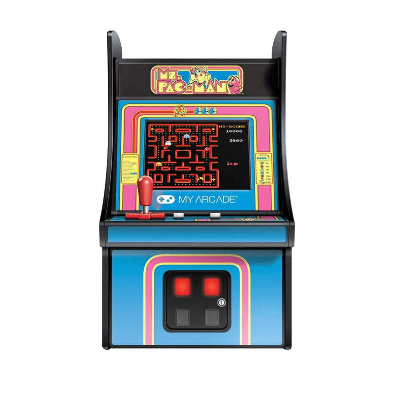 My Arcade MS. Pac-Man Collectible Micro Player Retro Arcade Machine - 6 Inch