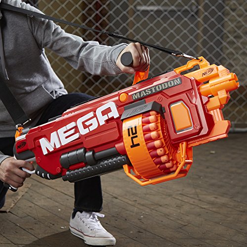 NERF B5575F07 N-Strike Mega Mastodon Toy Blaster, (Unset)