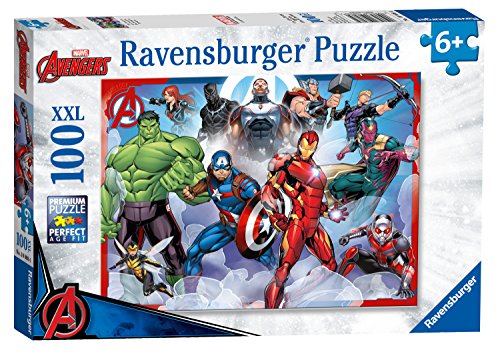 Ravensburger Marvel Avengers 100 Piece Jigsaw Puzzle with Extra Large Pieces for Kids Age 6 Years and Up