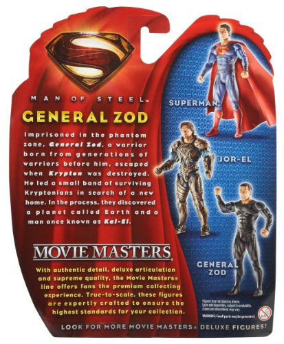 Superman Man of Steel Movie Masters General Zod Action Figure