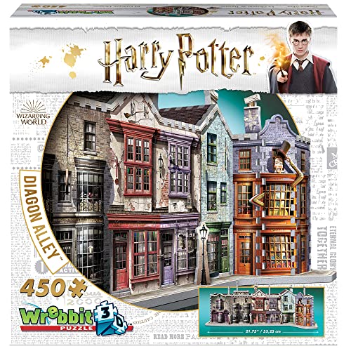 Wrebbit3D | Harry Potter: Diagon Alley (450pc) | 3D Puzzle | Ages 14+