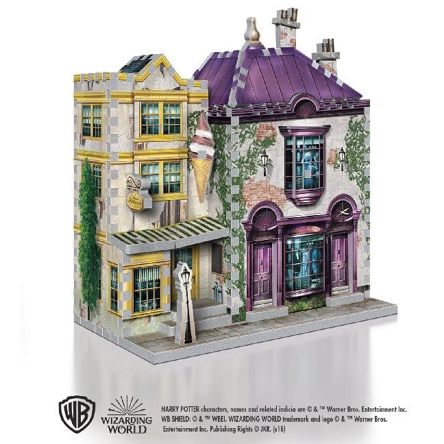 Wrebbit3D | Diagon Alley Collection: Madam Malkins & Florean Fortescues (290pc) | 3D Puzzle | Ages 14+