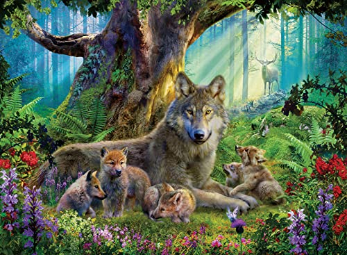 Ravensburger Wolves 2x 500 Piece Jigsaw Puzzles for Adults and Kids Age 10 Years Up [Amazon Exclusive]