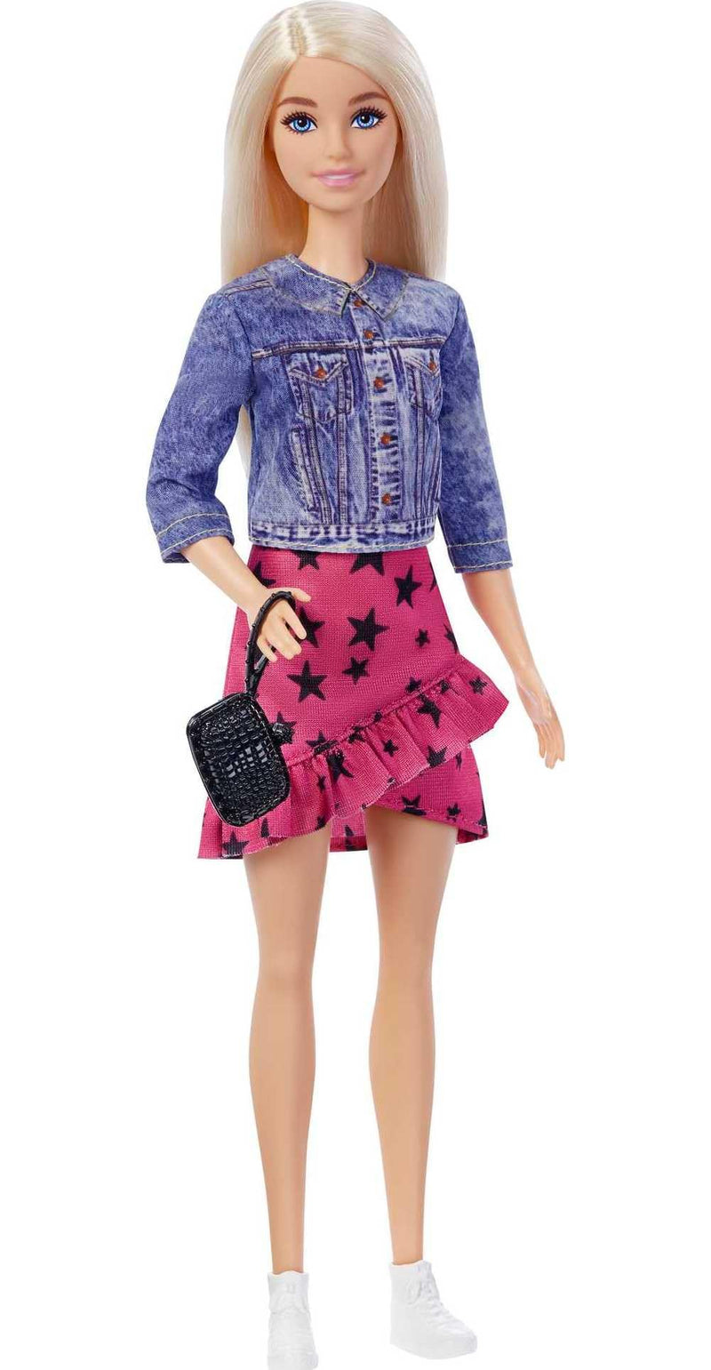 Barbie: Big City, Big Dreams Barbie “Malibu” Roberts Doll (Blonde, 11.5-in) Wearing Jacket, Skirt & Accessories, Gift for 3 to 7 Year Olds