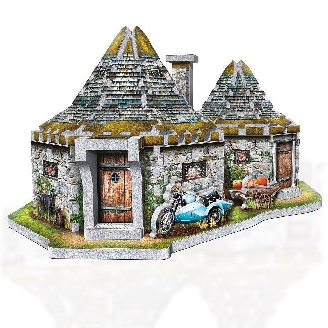 Wrebbit3D HOGHAG Hagrid's Hut Harry Potter Puzzle, Multicolor, (270-Piece)