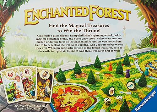 Ravensburger Enchanted Forest Classic Family Board Game for Kids Age 4 Years and Up - 2 to 4 Players - Magical Treasure Hunt