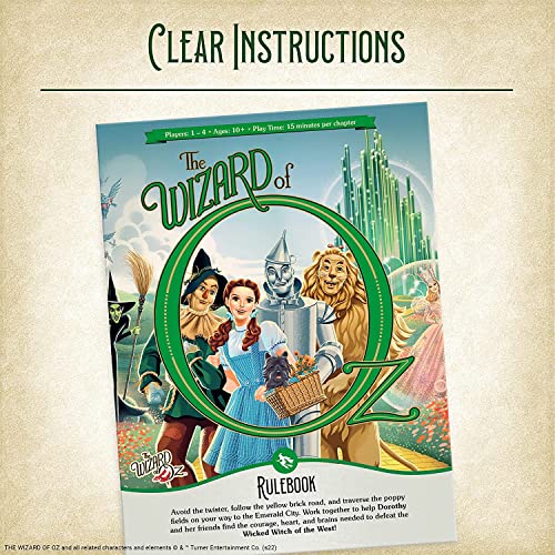 Ravensburger The Wizard of Oz Adventure Book - Family Strategy Board Games for Kids and Adults Age 10 Years Up - 1 to 4 Players