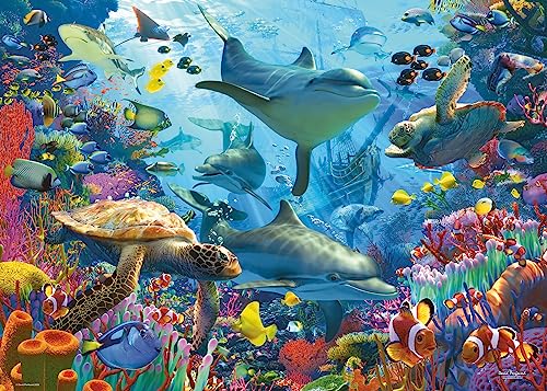 Ravensburger 17550 Coral Retreat 1000 Piece Jigsaw Puzzle for Adults and Kids Age 12 Years Up