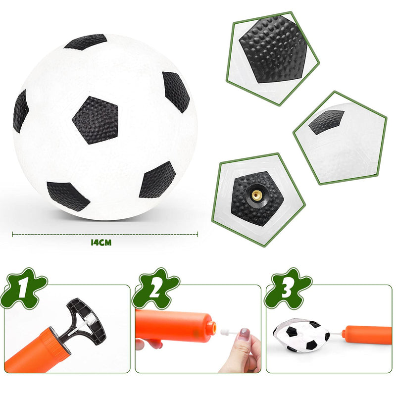 Dreamon Set of 2 Kids Football Goal Post Net with Ball Pump Indoor Outdoor Soccer Sport Games Children Training Practice Toy Set