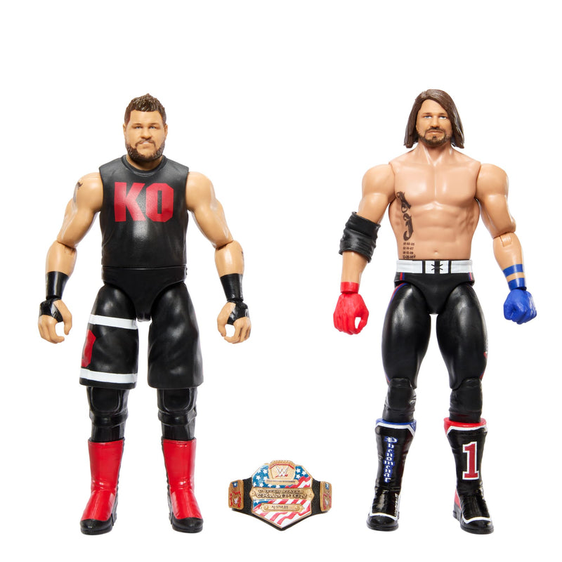 WWE Action Figure 2-Pack Championship Showdown Battle Pack with WWE Championship Title, HTW04