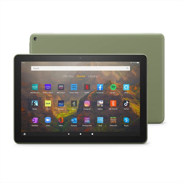 Amazon Fire HD 10 tablet | 10.1", 1080p Full HD, 32 GB, Olive - with Ads