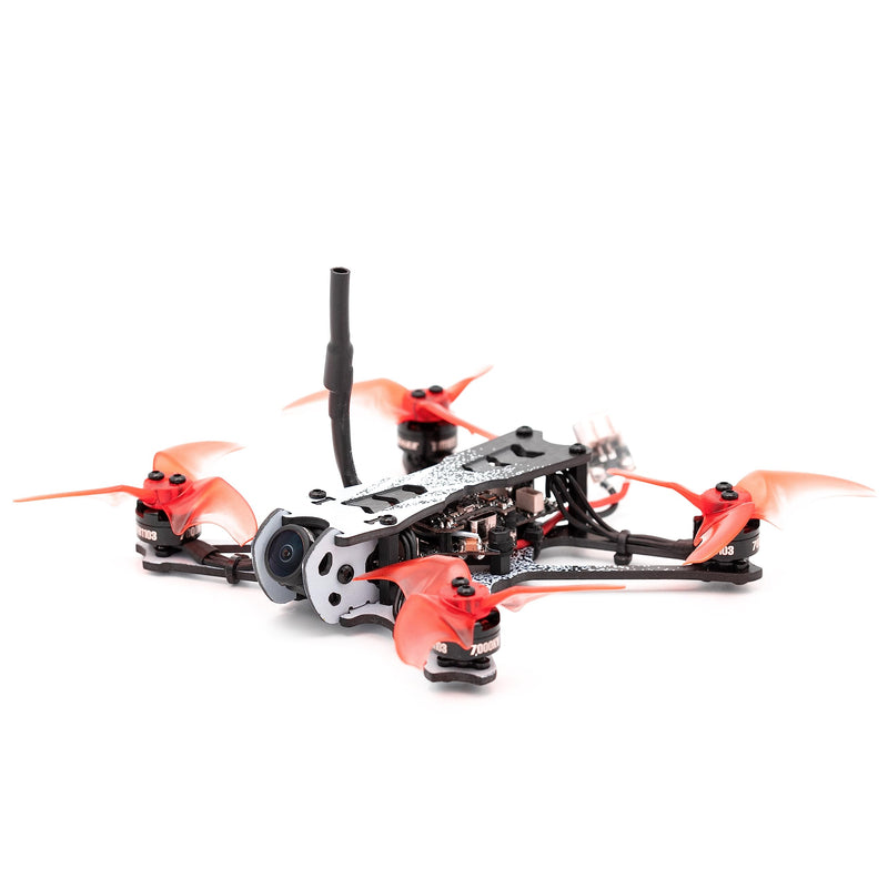 EMAX Tinyhawk II Freestyle RTF FPV Racing Drone Kit with 7000KV Brushless Motor, RunCam Nano 2 700TVL Camera, 0-25-100-200 VTX Power, 5A ESC, Drone with Goggle and Controller for Kids Adults Beginners