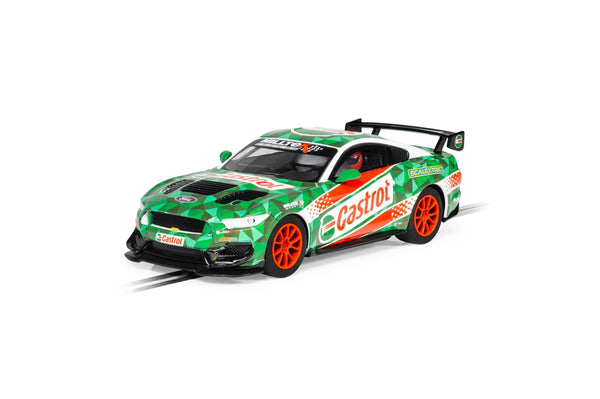 Scalextric C4327 Ford Mustang GT4 - Castrol Drift Car Cars - World Sport Champ / Endurance