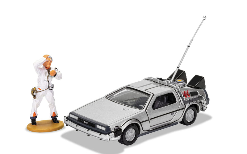 Corgi CC05503 Model Back to the Future DeLorean and Doc Brown Figure