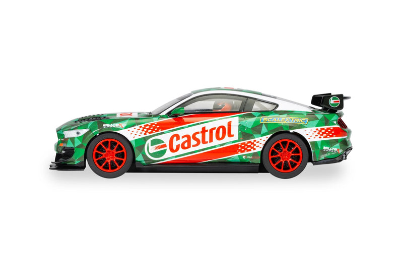 Scalextric C4327 Ford Mustang GT4 - Castrol Drift Car Cars - World Sport Champ / Endurance