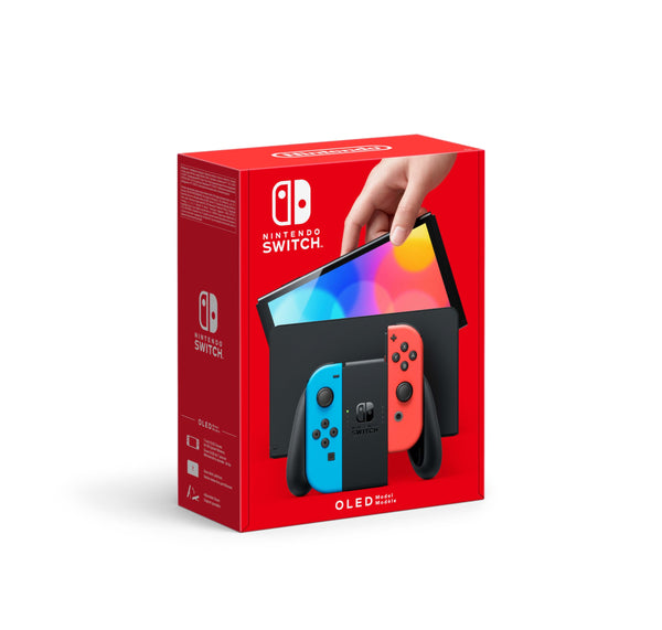 Nintendo Switch (OLED Model) - Neon Blue/Neon Red