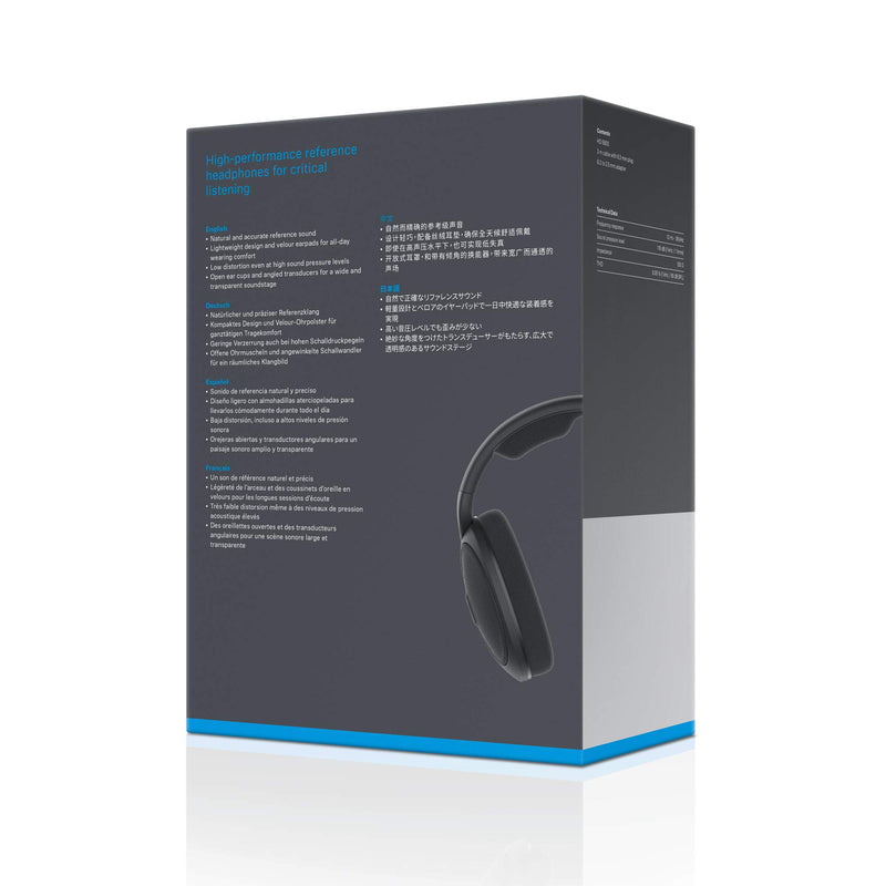 Sennheiser HD 560S, Open back reference-grade headphones for audio enthusiasts, Over Ear , Black