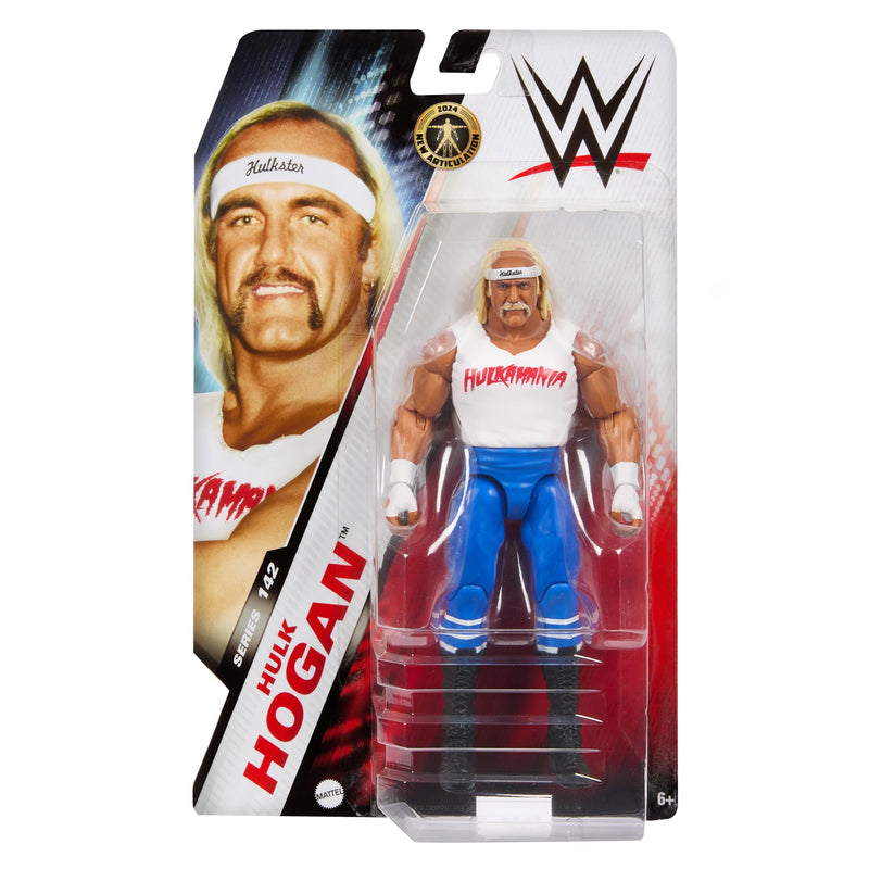 WWE Action Figure, 6-inch Collectible Hulk Hogan with 10 Articulation Points & Life-Like Look, HTW19