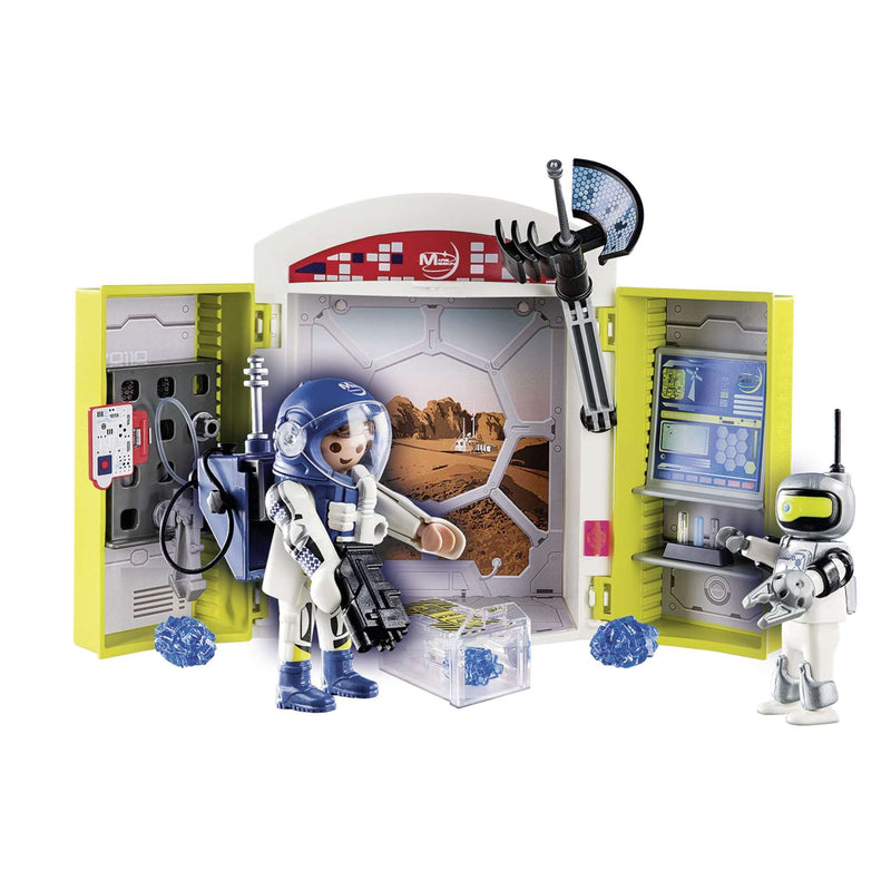 Playmobil 70307 Space Mars Mission Play Box, for Children Ages 4+, Fun Imaginative Role-Play, PlaySets Suitable for Children Ages 4+