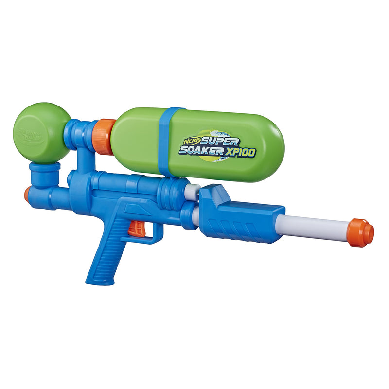 Nerf Super Soaker XP100 Water Blaster – Air-Pressurised Continuous Blast – Removable Tank – For Kids, Teens, Adults