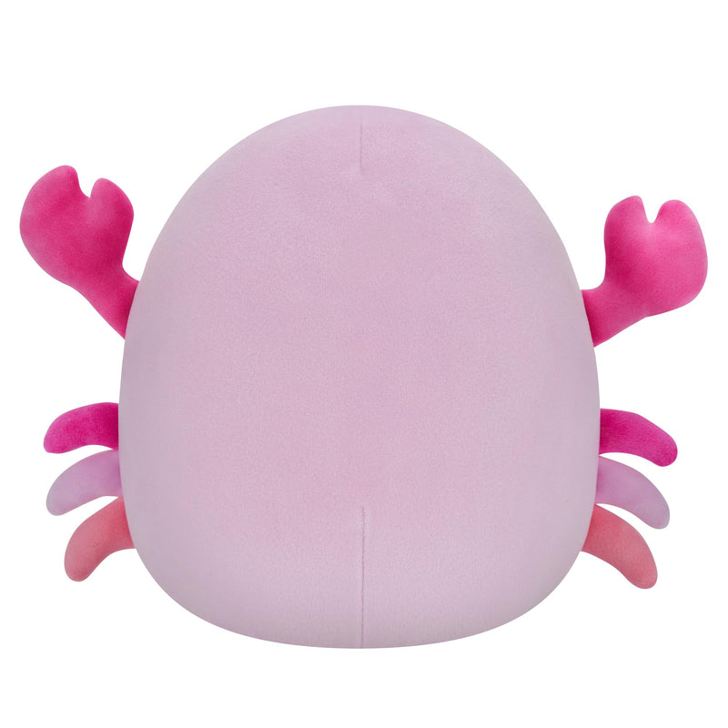 Squishmallows SQCR04093 Pink Crab 7.5" Add Cailey to Your Squad, Ultrasoft Stuffed Animal Toy, Official Kellytoy Plush