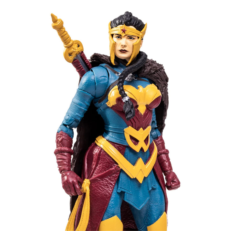 McFarlane Toys, 7-Inch DC Endless Winter Wonder Woman Action Figure with 22 Moving Parts, Collectible DC Figure with Unique Collectible Character Card – Ages 12+