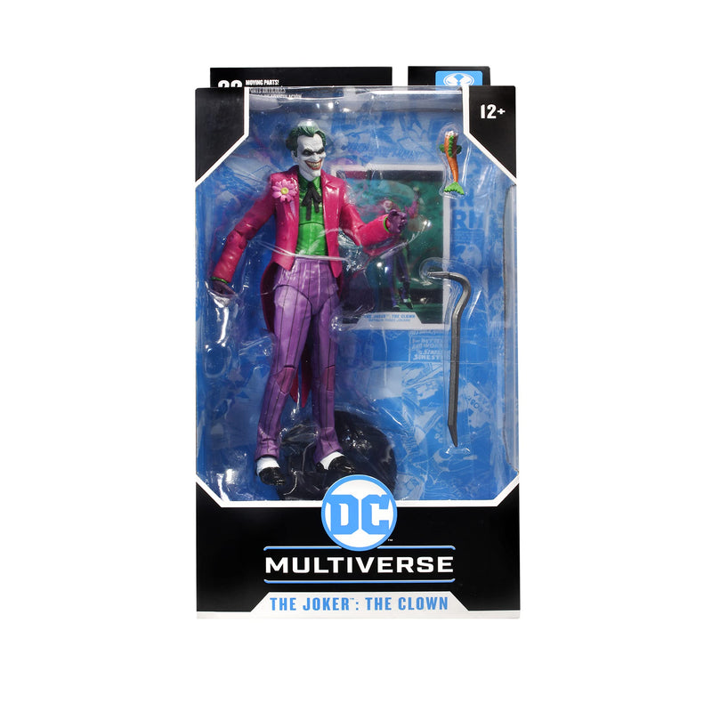 McFarlane Toys, DC Multiverse 7-inch The Joker (Death in the Family) Action Figure, Collectible DC Barman Three Joker Comic Figure with Stand Base and Unique Collectible Character Card – Ages 12+