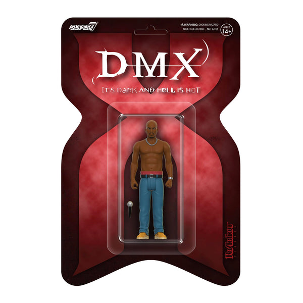 Super7 DMX Reaction Figures Wave 01 - DMX (It's Dark and Hell is Hot) Action Figure, 3.75 inch Scale, RE-DMXRW01-DRK-01