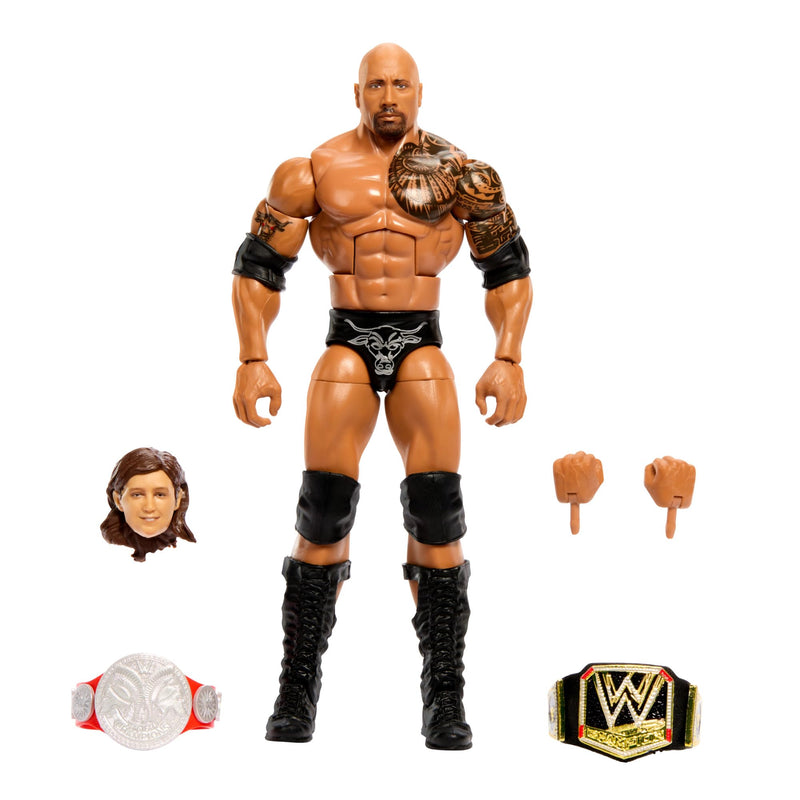 WWE Elite Action Figure WrestleMania with Accessory and Nicholas Build-A-Figure Parts, Posable Collectible for WWE Fans, HVJ08