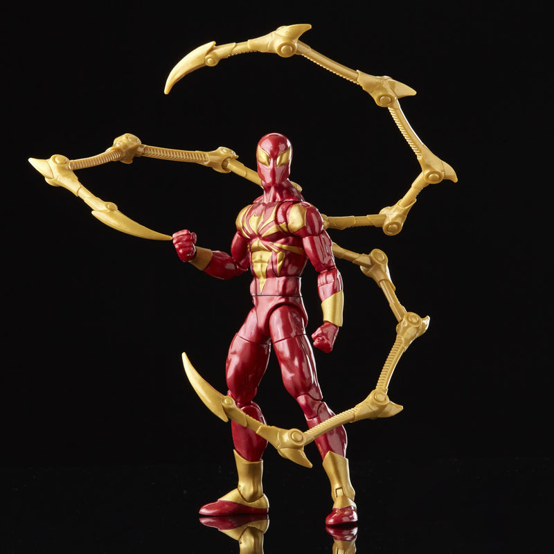 Marvel Hasbro Legends Series Spider-Man 15-cm Iron Spider Action Figure Toy, Includes 2 Accessories, Multicolor,F3455