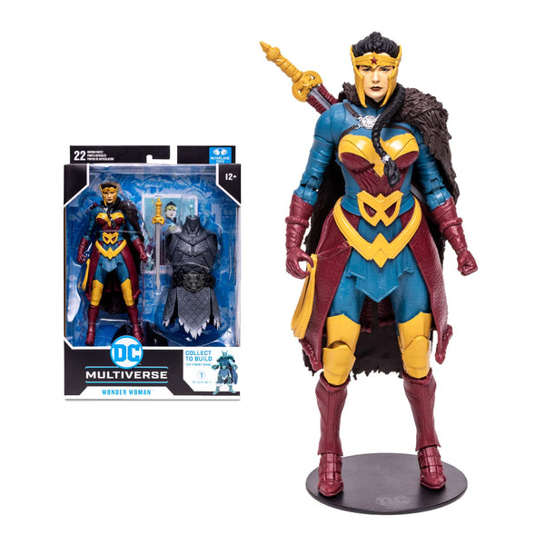McFarlane Toys, 7-Inch DC Endless Winter Wonder Woman Action Figure with 22 Moving Parts, Collectible DC Figure with Unique Collectible Character Card – Ages 12+
