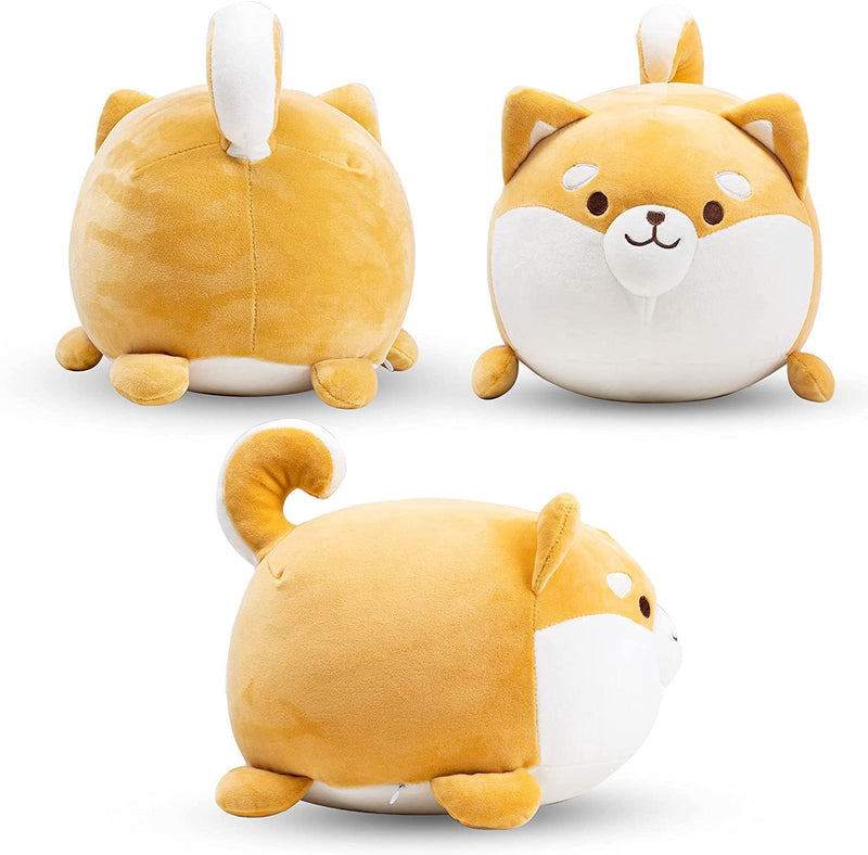 Soft Shiba Inu Plush Toys,Cuddly Stuffed Animal Plush Doll,Cute Corgi Plush Pillow For Bedroom,Giant Dog Teddy,kawaii Plush Doll,Fluffy Animal Cartoon Pillow