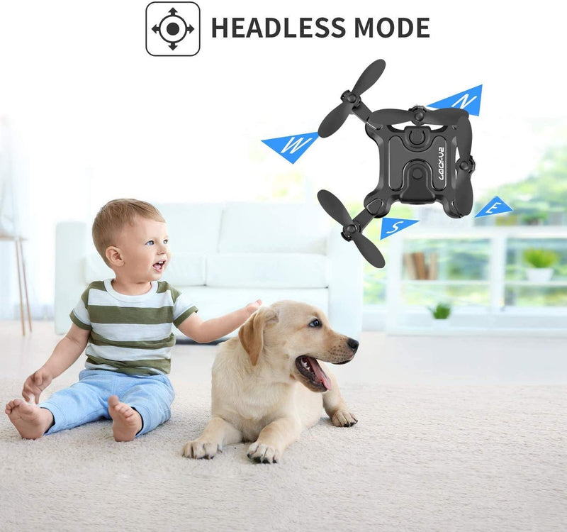4DRC Mini Drone for Kids and Beginners RC Foldable Nano Pocket Quadcopter with Auto Hovering, One Key Return, Headless Mode, 3D Flips, 3 Speed Adjustment and 3 Extra Batteries Toys for Boys and Girls