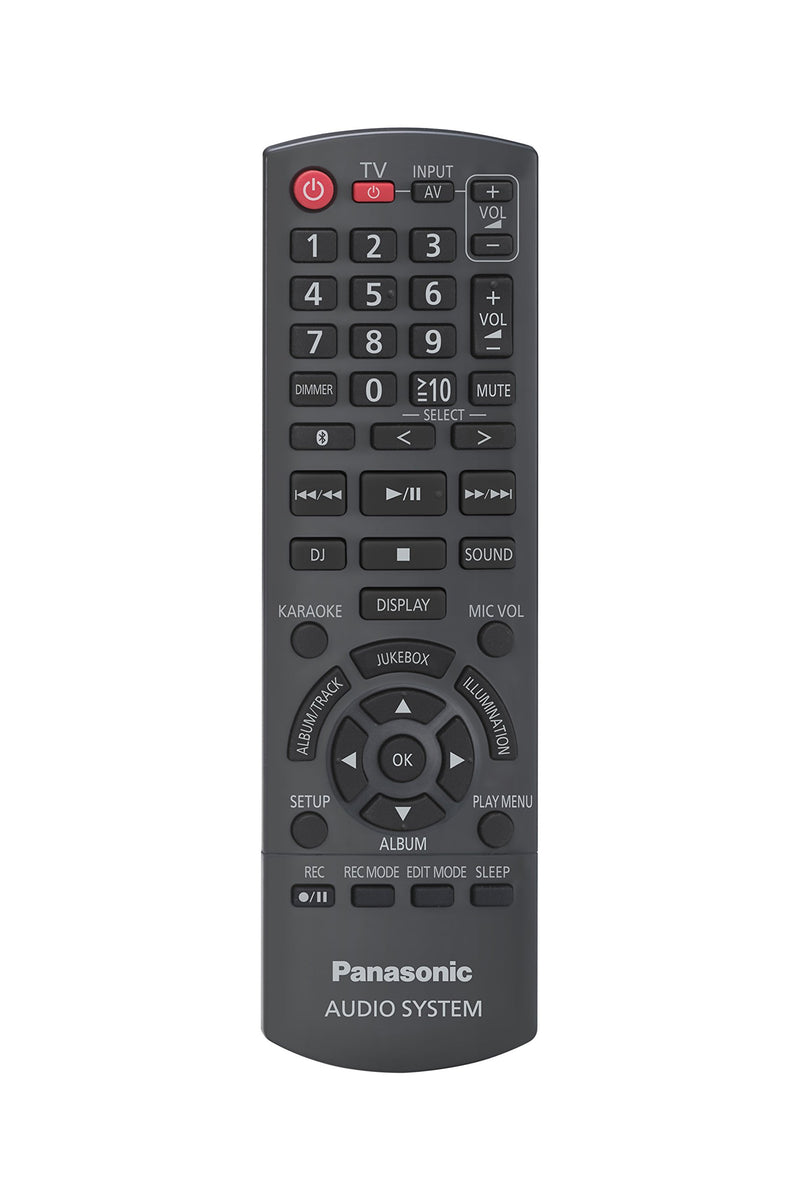 Panasonic SC-AKX710E-K 2000W Wireless Megasound Hi-Fi Speaker System with Bluetooth and Karaoke, Black