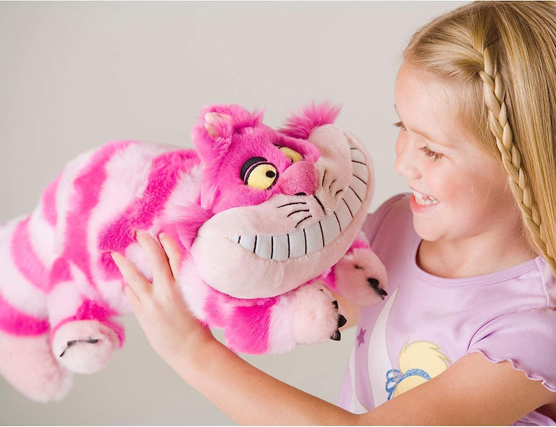 Disney Store Official Cheshire Cat Medium Soft Toy, Alice In Wonderland, 18cm/7”, Iconic Cuddly Toy Character, Has Embroidered Details and Classic Grin, Felt Claws, Suitable For Ages 12 months+