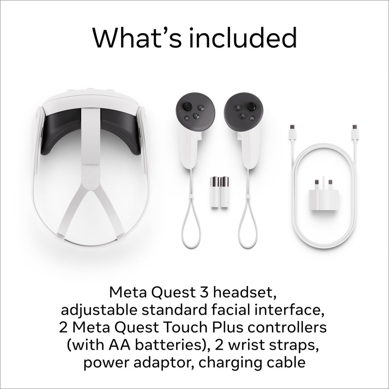 Meta Quest 3 128GB - Breakthrough mixed reality - Powerful performance - Get Asgard’s Wrath 2 Free