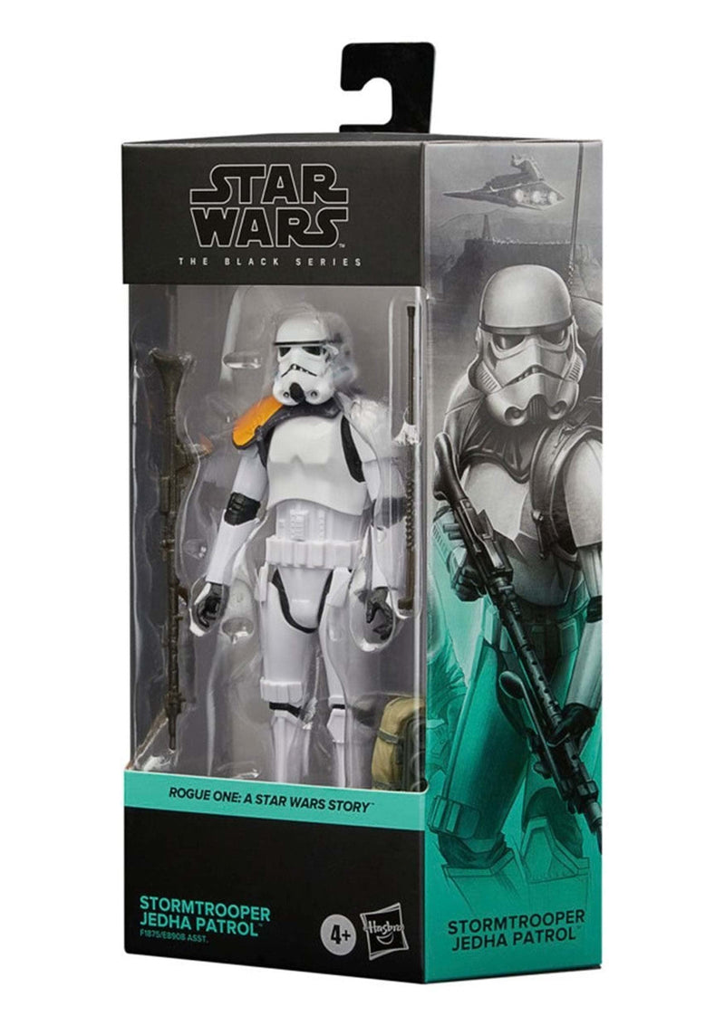 Star Wars Hasbro Wars The Black Series Stormtrooper Jedha Patrol Toy 15-cm-Scale Rogue One: A Hasbro Wars Story Figure, Ages 4 and Up F1875 Multicolor