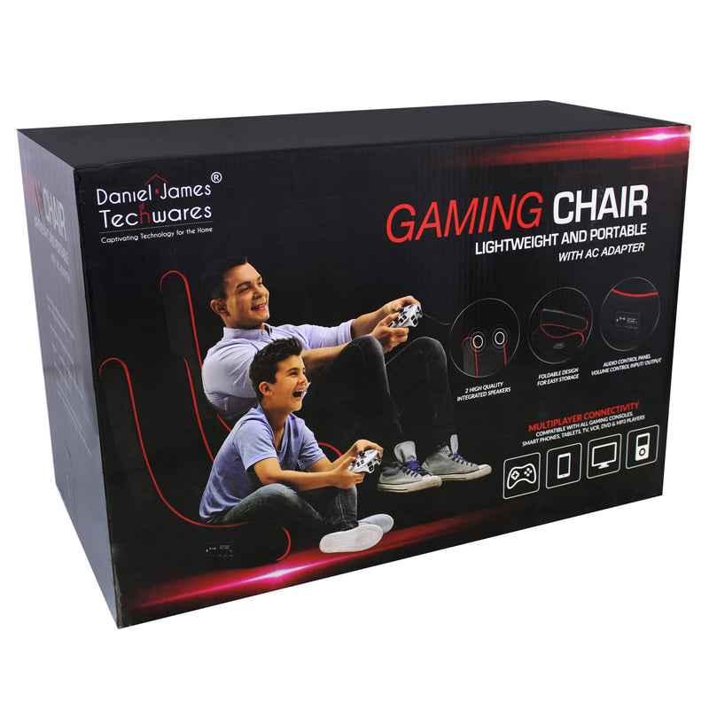 Sports Gaming Chair Cyber Rocker for Adults and Kids with Audio Sounds & Music Compatible