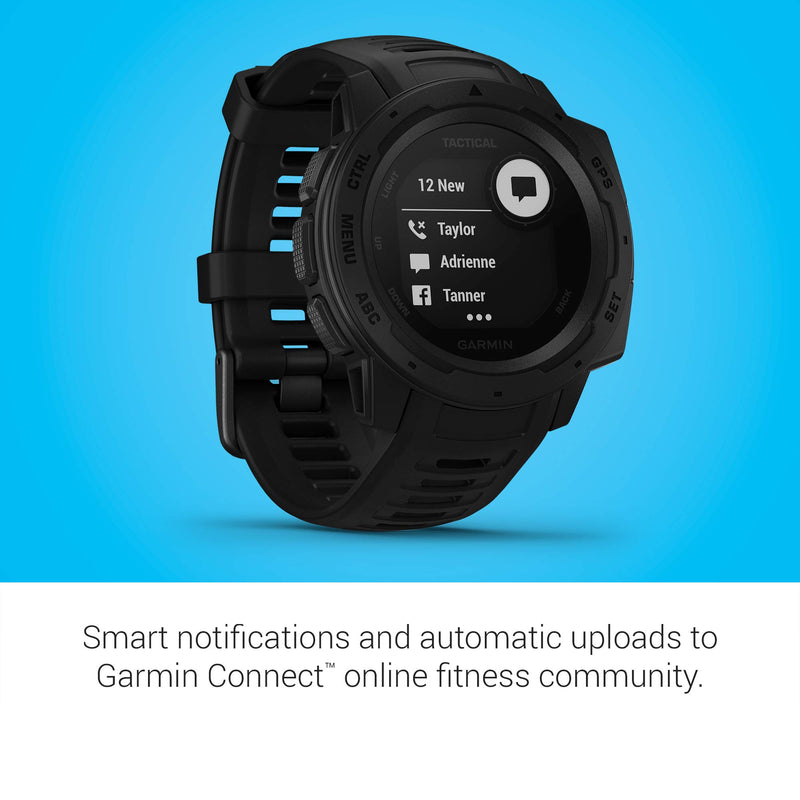 Garmin Instinct - Tactical Edition Rugged GPS Watch - Black