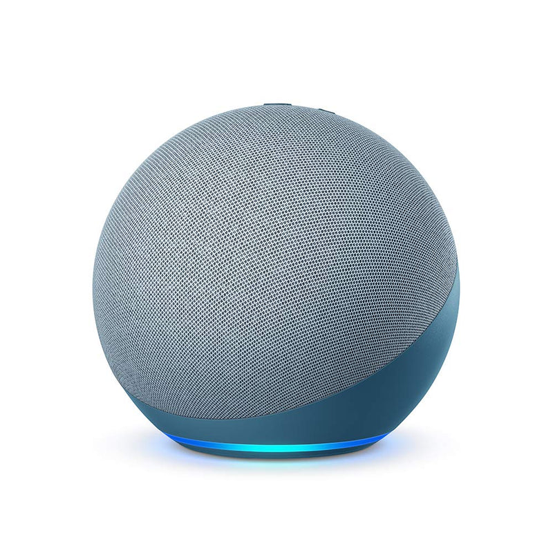 Echo (4th generation) | Premium sound Wi-Fi and Bluetooth smart speaker with Dolby, smart home hub and Alexa | Twilight Blue