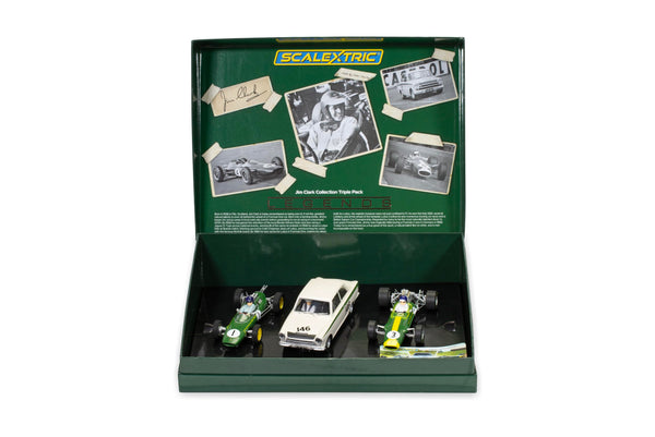 Scalextric C4395A Jim Clark Collection Triple Pack Rally Limited Edition Slot Car