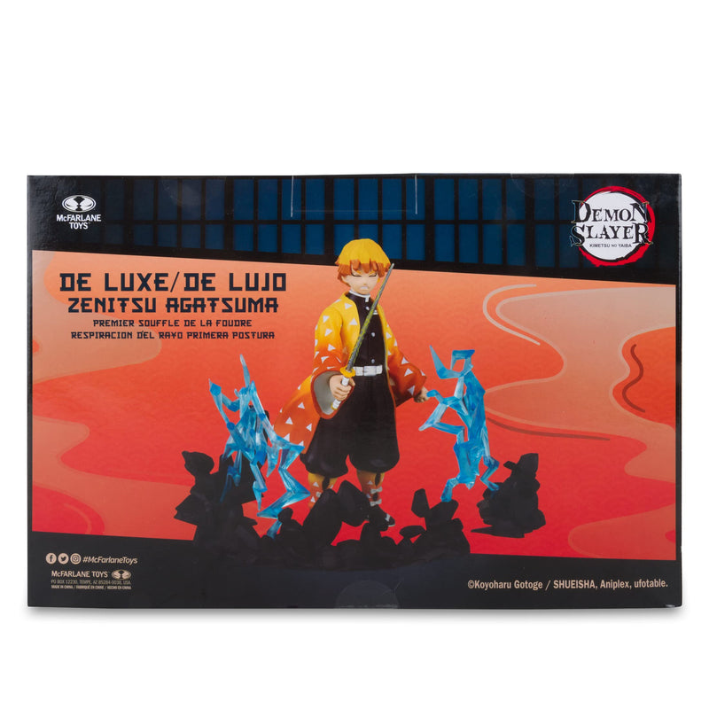 McFarlane Toys, Demon Slayer 5-inch Zenitsu Agatsuma Deluxe Action Figure, Netflix Demon Slayer Anime Series Toy - Ages 6+