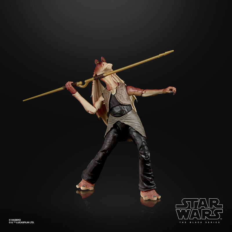 Star Wars The Black Series Jar Jar Binks 6-Inch-Scale The Phantom Menace Collectible Deluxe Action Figure, Kids Ages 4 and Up